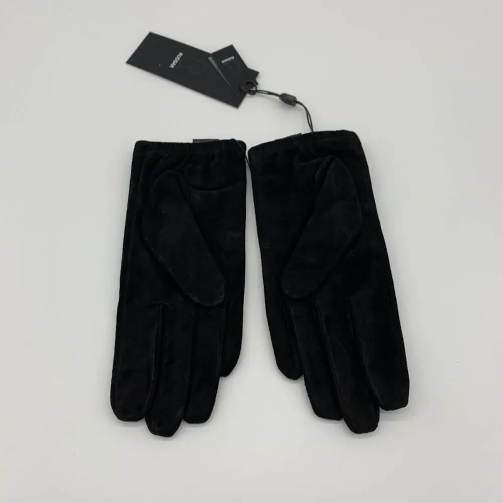 RUDSAK Black Suede Women's Gloves